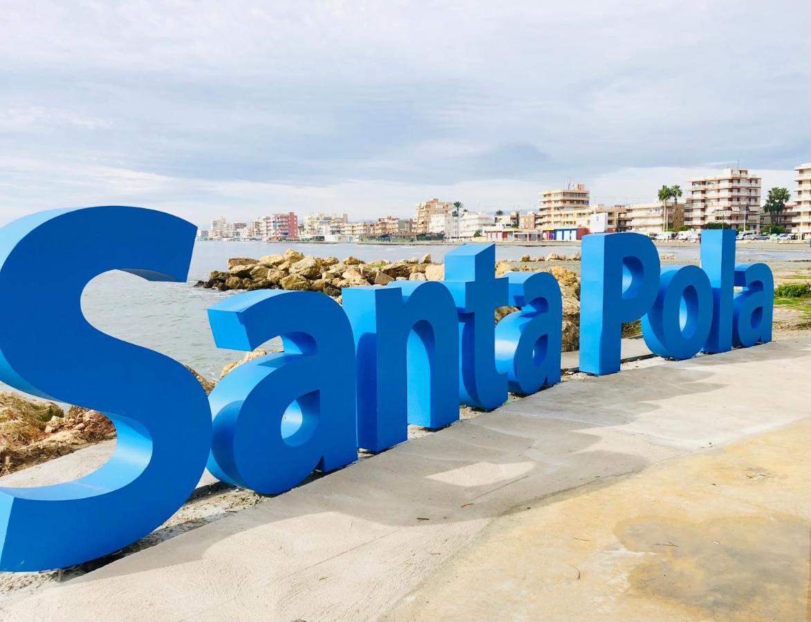Be Happy, Santa Pola Apartamento A 50 Metros De La Gran Playa Exteriör bild
