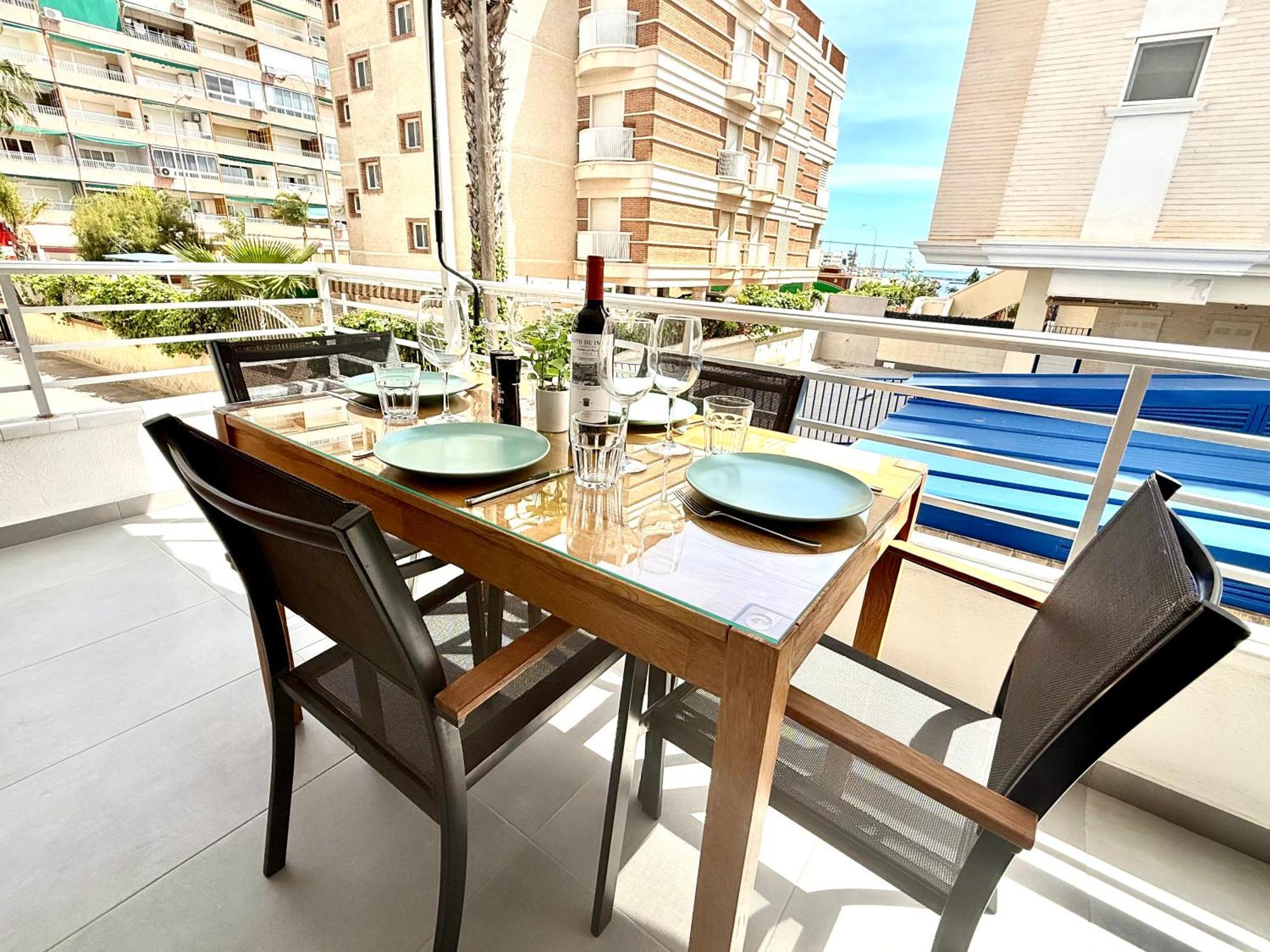 Be Happy, Santa Pola Apartamento A 50 Metros De La Gran Playa Exteriör bild